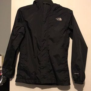 north face rain coat